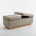 Folding Storage Ottoman Bench