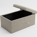 Folding Storage Ottoman Bench
