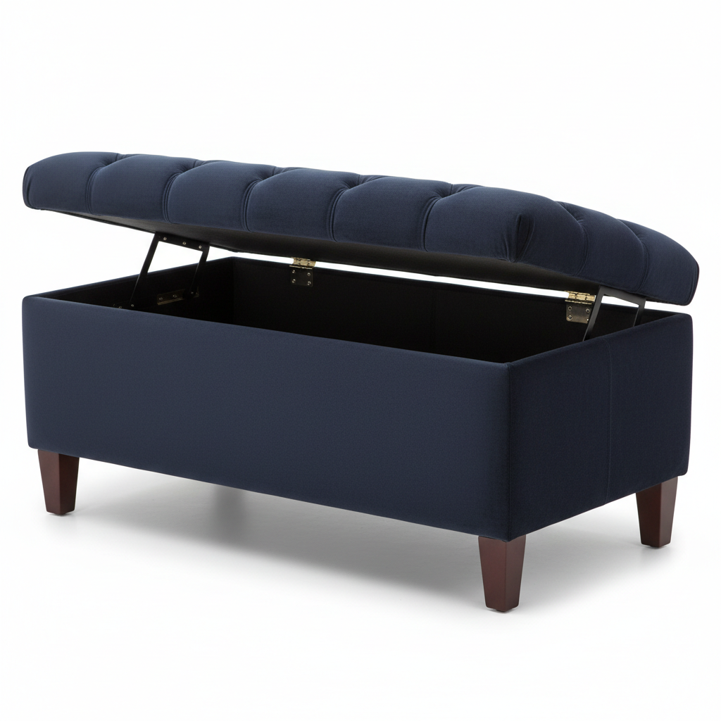 Large Foldable Ottoman Storage Box