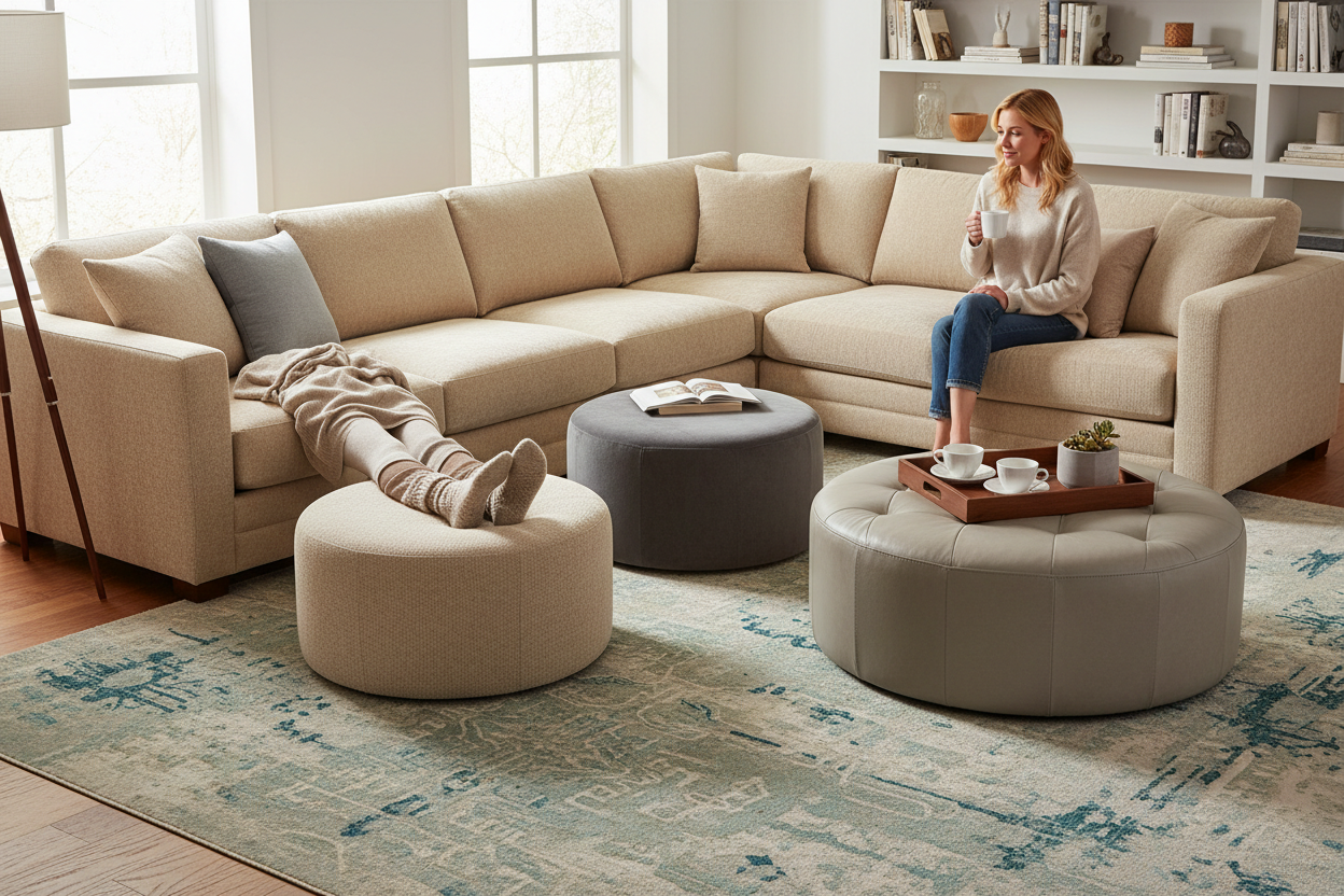 Modern Ottoman Foot Stools